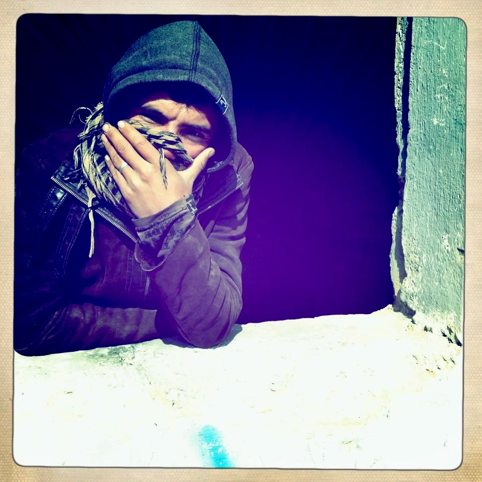Bedouin man at the Rashayda camp