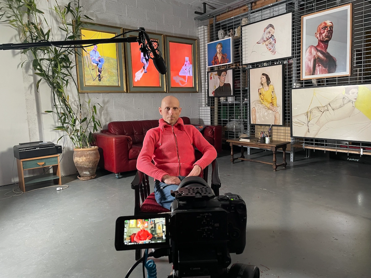 Filming Michel Platnic
