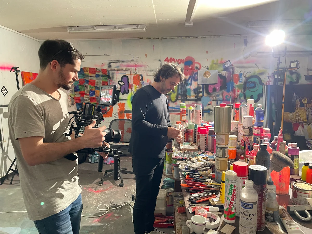Filming Itzik Mevorah