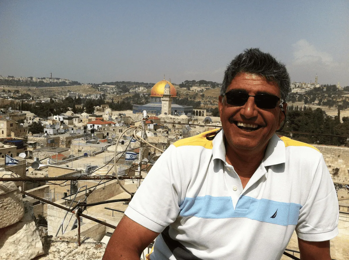 Abir Nassee, gallery owner, Old City Jerusalem