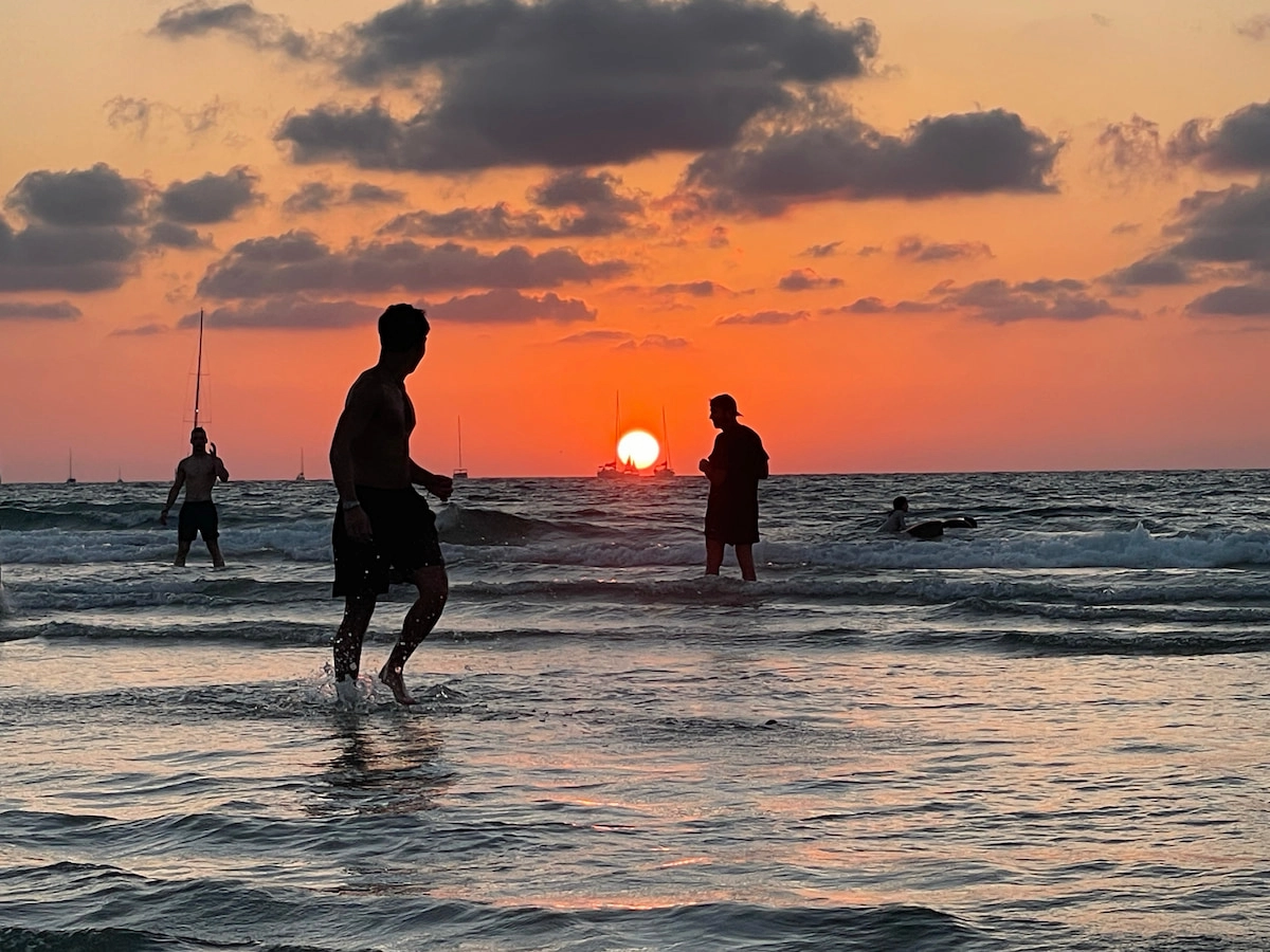 Sunset on the Mediterranean Sea