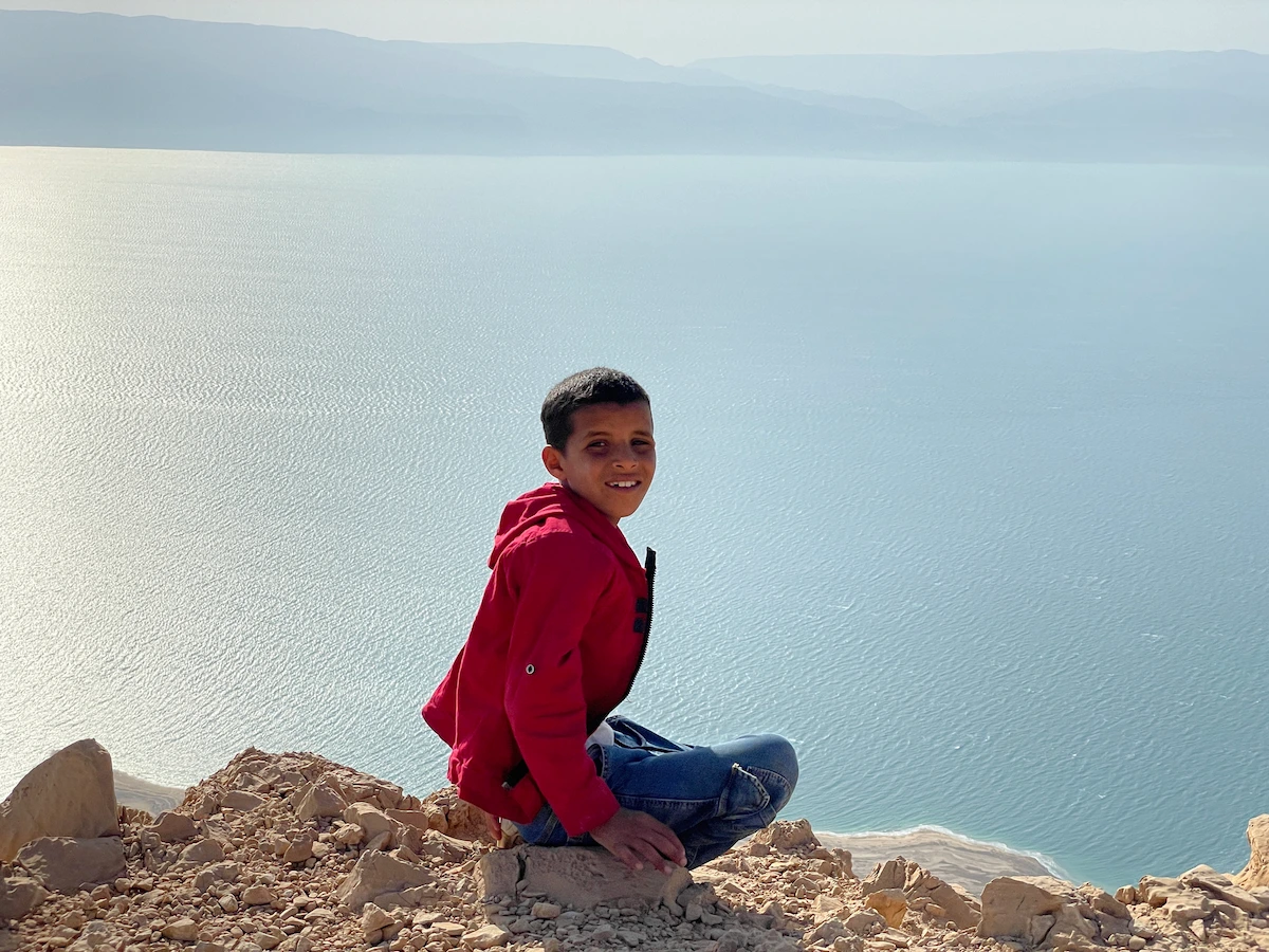 Bedouin boy from the Rashayda tribe