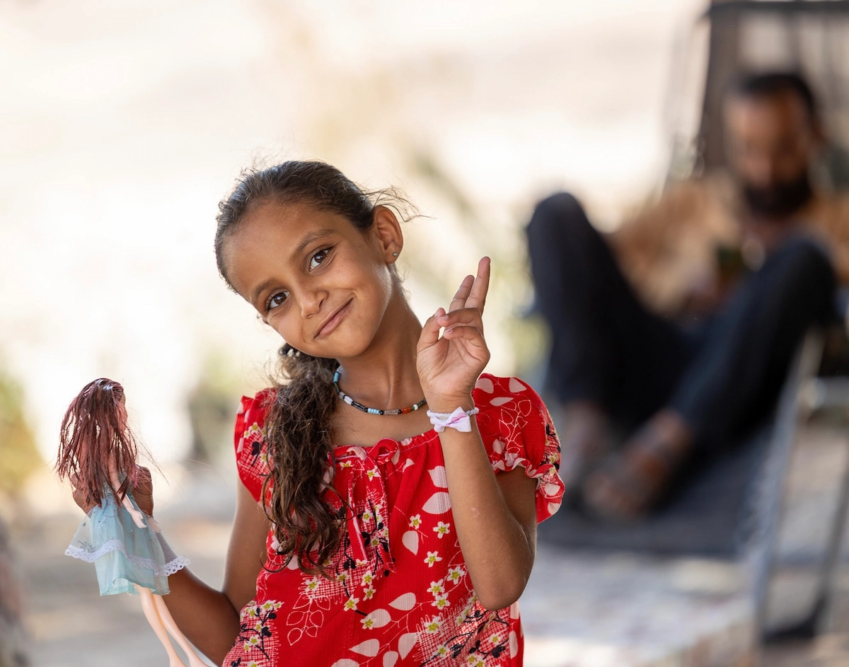 Girl from the Rashayda Bedouin tribe, Judean Desert