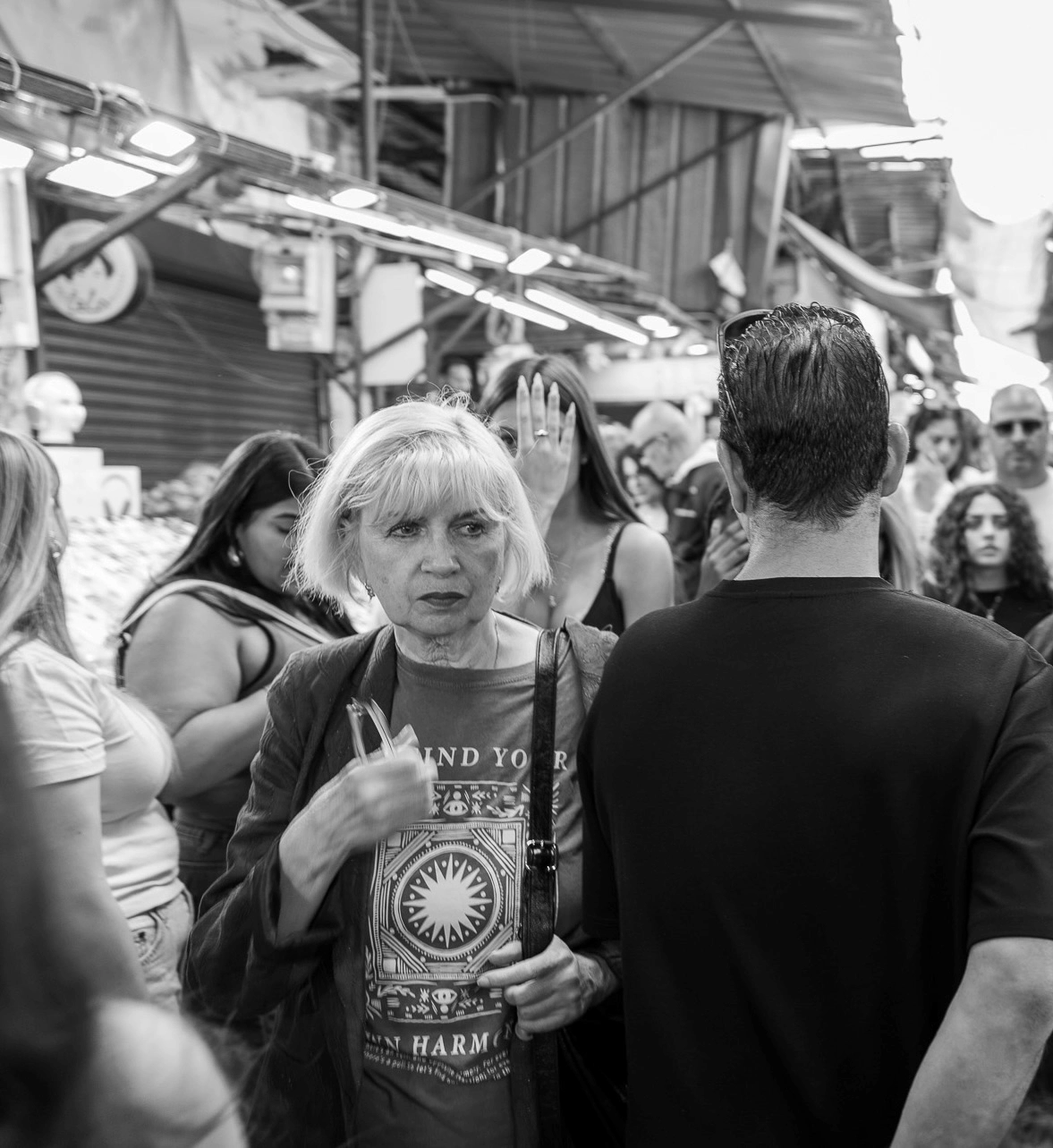 Woman at Carmel Market, Tel Aviv