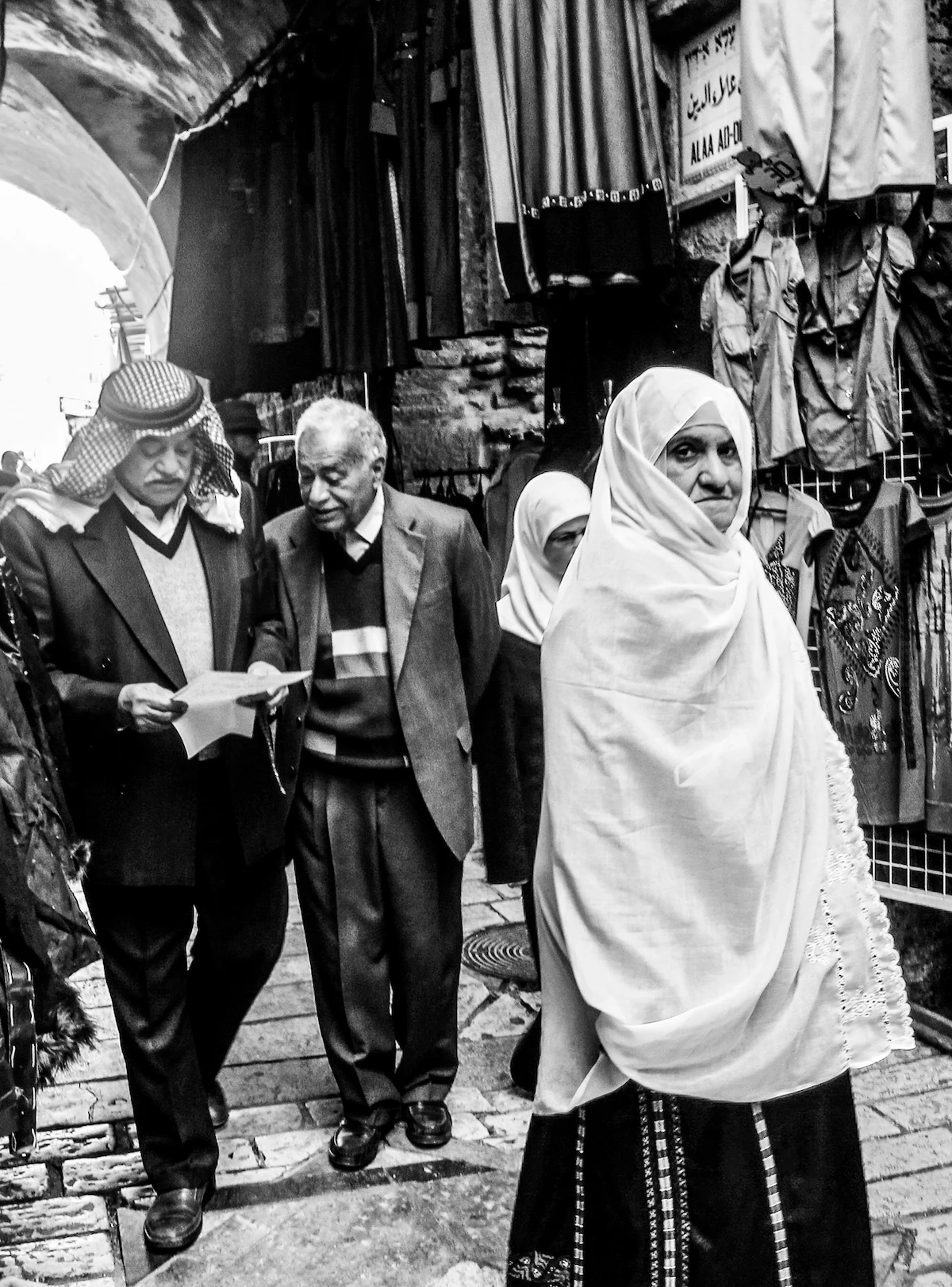 Woman in the Muslim Quarter market